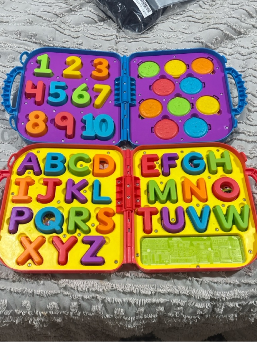 Sesame Street Elmo & Cookie Monster  ABC 123 Learning Case Set - Picture 3 of 3